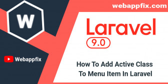 how-to-add-active-class-to-menu-item-in-laravel